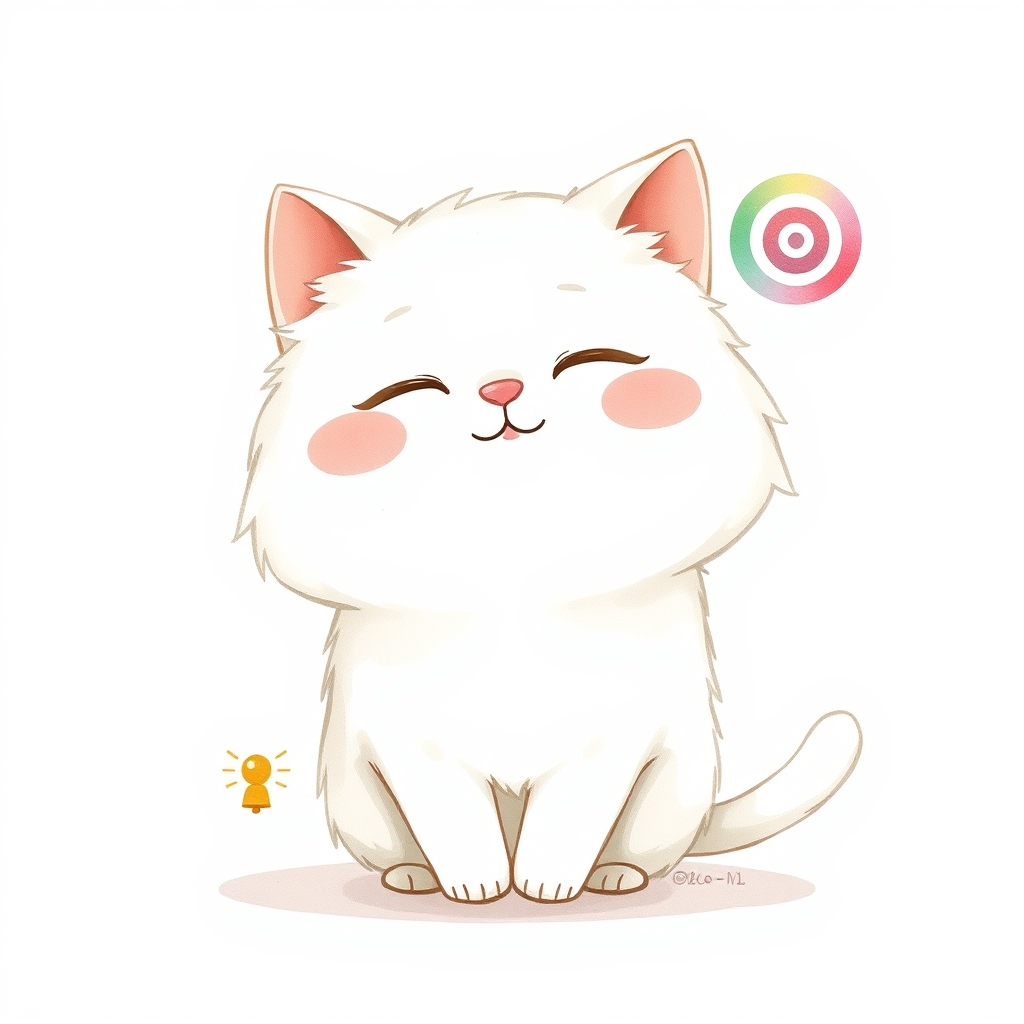 渦の おもちゃを そっと 眺める maomao