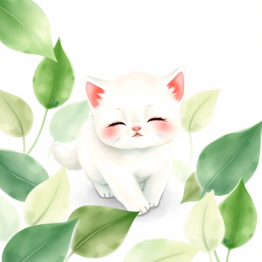 新緑の中の Maomao
